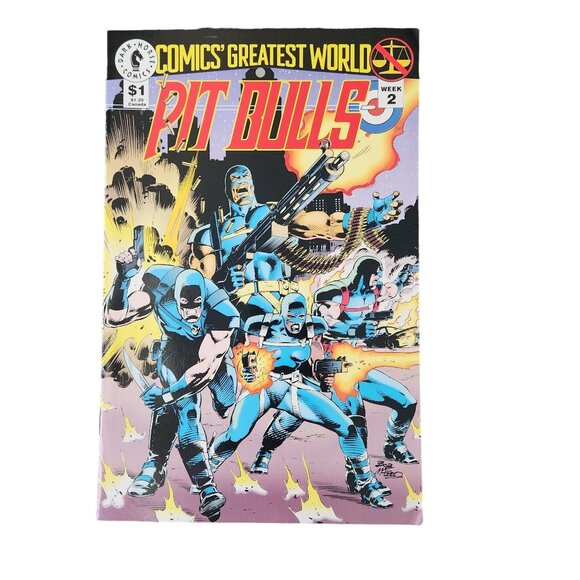 Dark Horse Pit Bulls Week 2 1993 Comic Book Collector Bagged Boarded - Picture 1 of 2